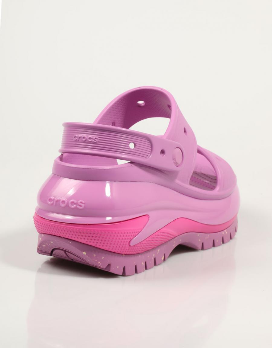 CHANCLAS CROCS CLASSIC MEGA CRUSH SANDAL en color Morado