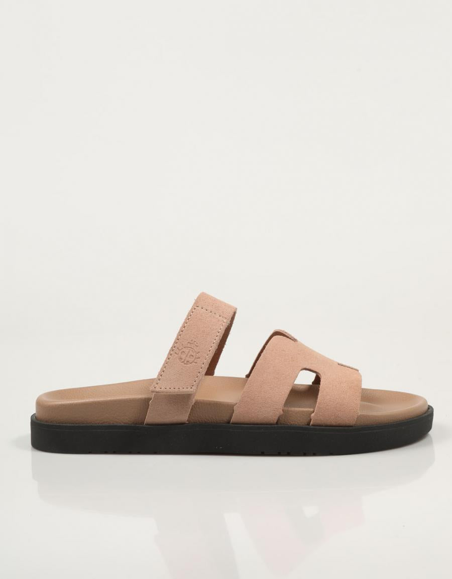 Sandalias yono brena 125 en cor taupe