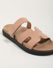 Sandalias yono brena 125 en couleur taupe