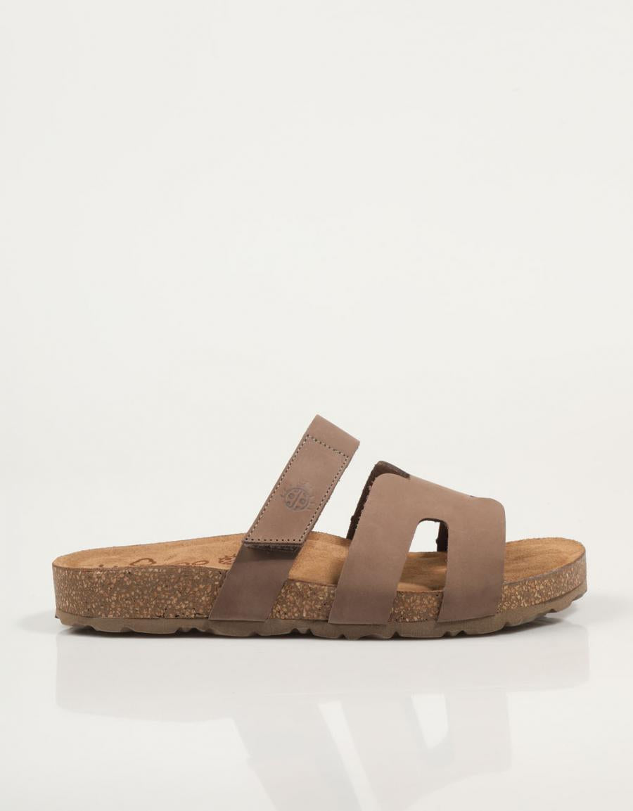 Sandálias Yokono Jerba 125 em cor taupe