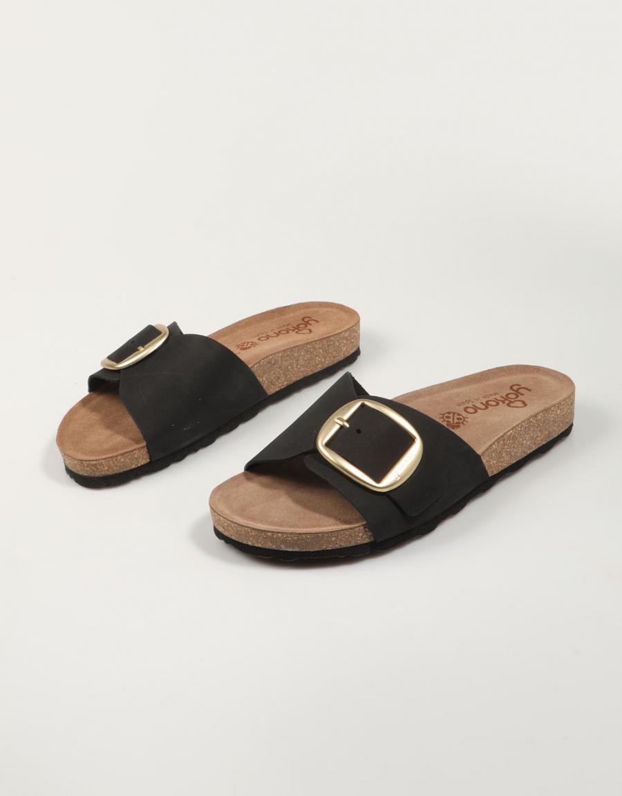 SANDALIAS YOKONO JERBA 114 en color Negro