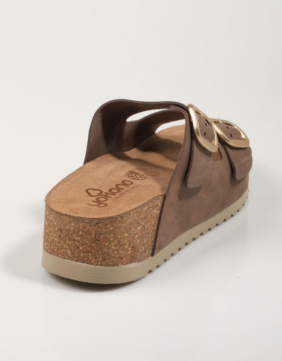 SANDALIAS YOKONO VELEZ 003 en color Taupe