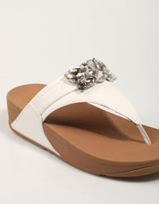 SANDIAS FITFLOP W LULUY YOUR DELUXE LETHERTER TO and color Blanco