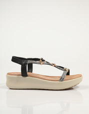 SANDALIAS EXE BZX33170-002 en color Negro