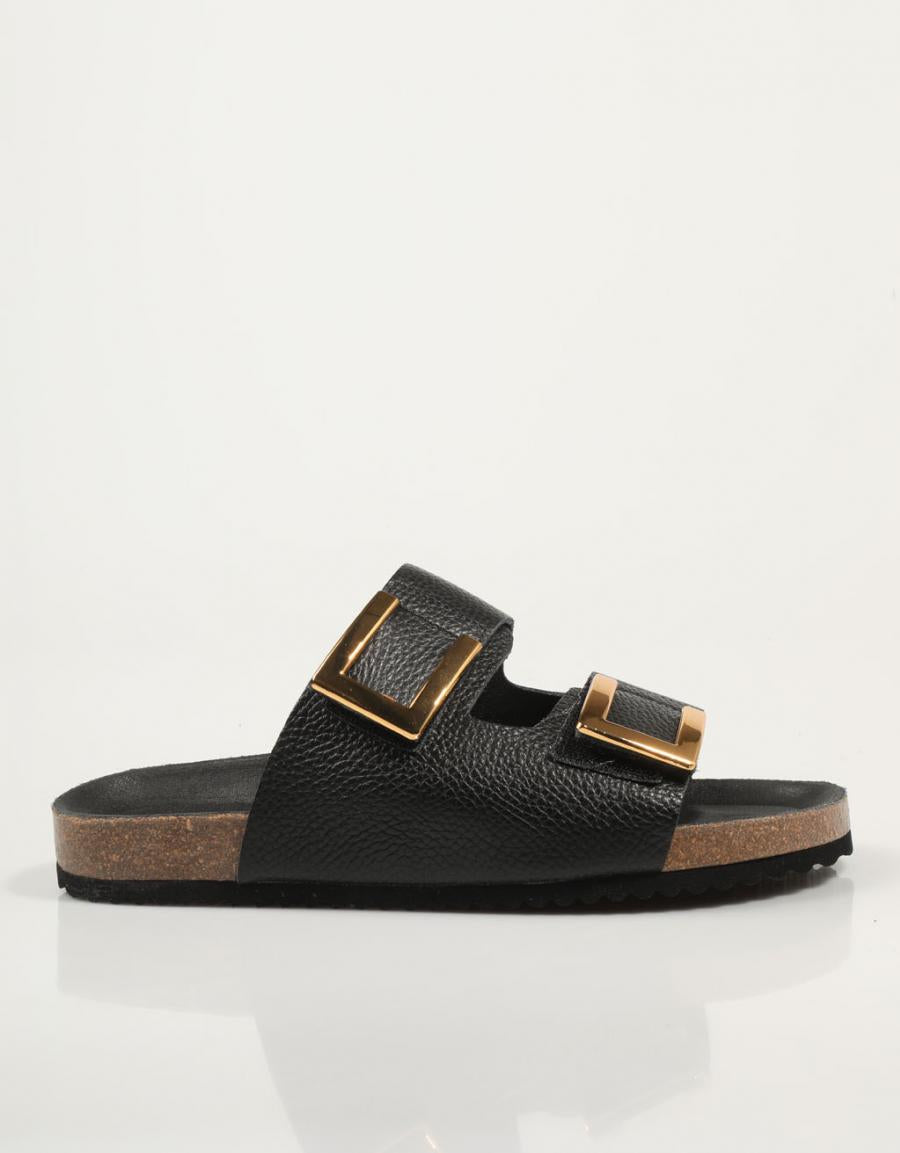 SANDALIAS REBECCA HOPE 3CMARIOLA en color Negro