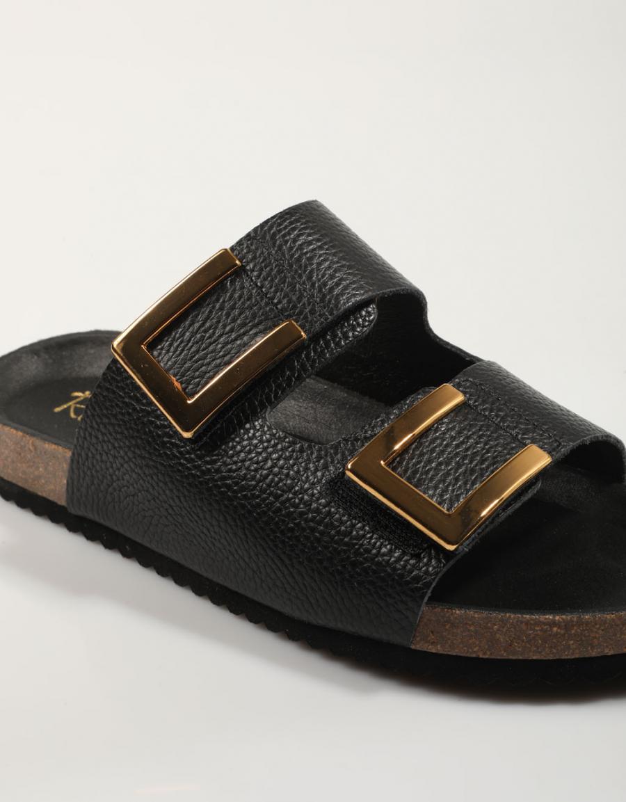 SANDALIAS REBECCA HOPE 3CMARIOLA en color Negro