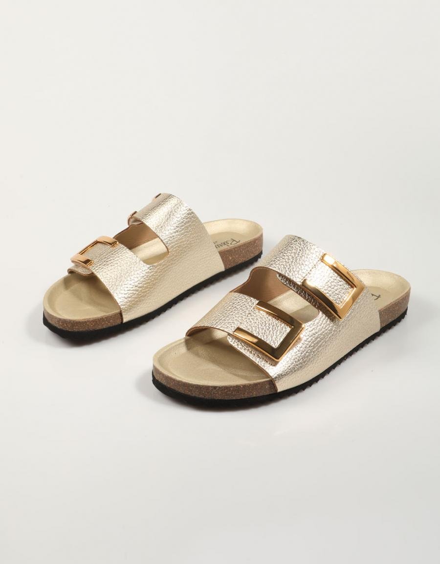 SANDALIAS REBECCA HOPE 3CMARIOLA en color Platino
