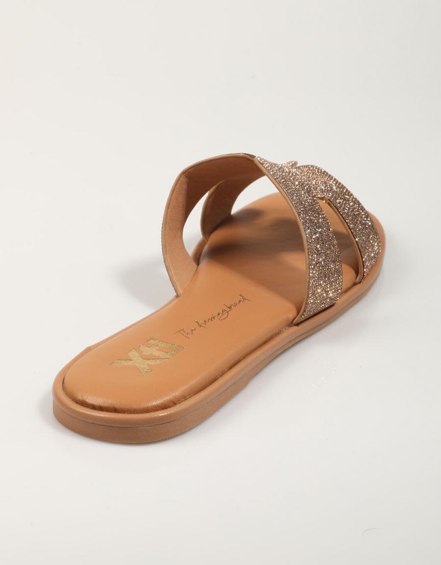 Sandalen XTI 142811 in Bronzefarbe
