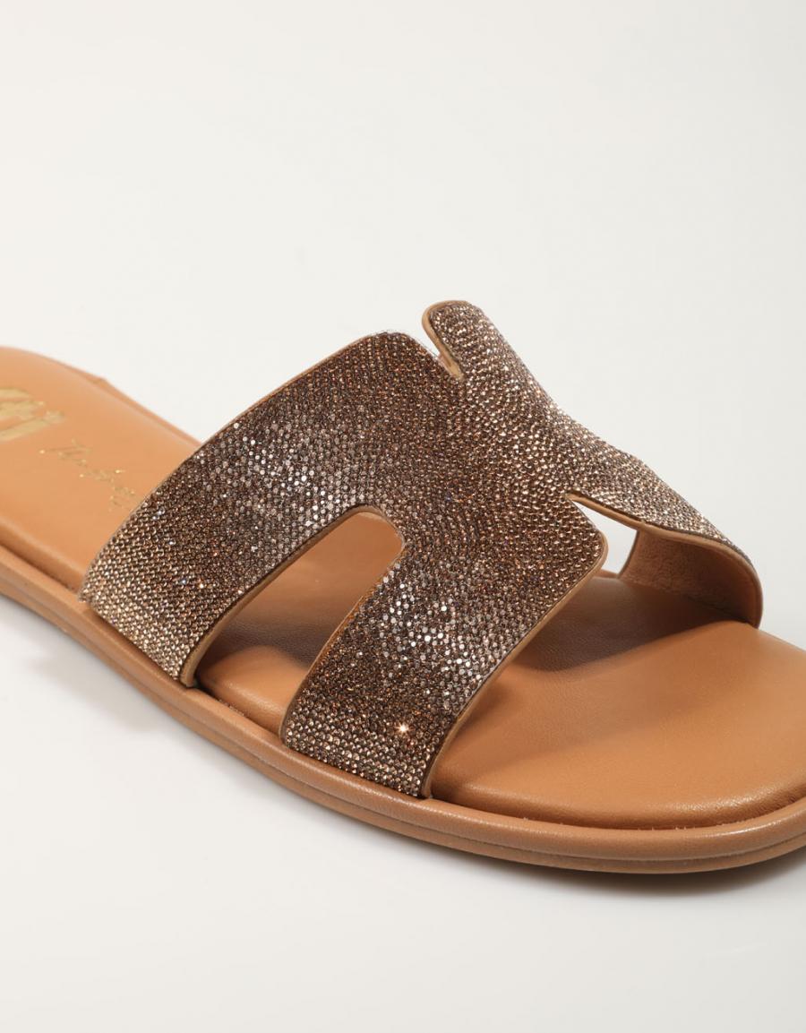 Sandalen XTI 142811 in Bronzefarbe