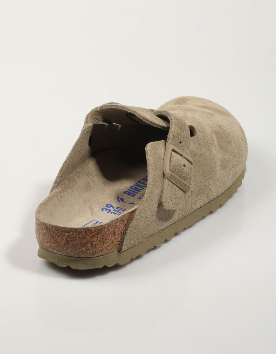 ZUECOS BIRKENSTOCK BOSTON SFB EN COLOR KAKI