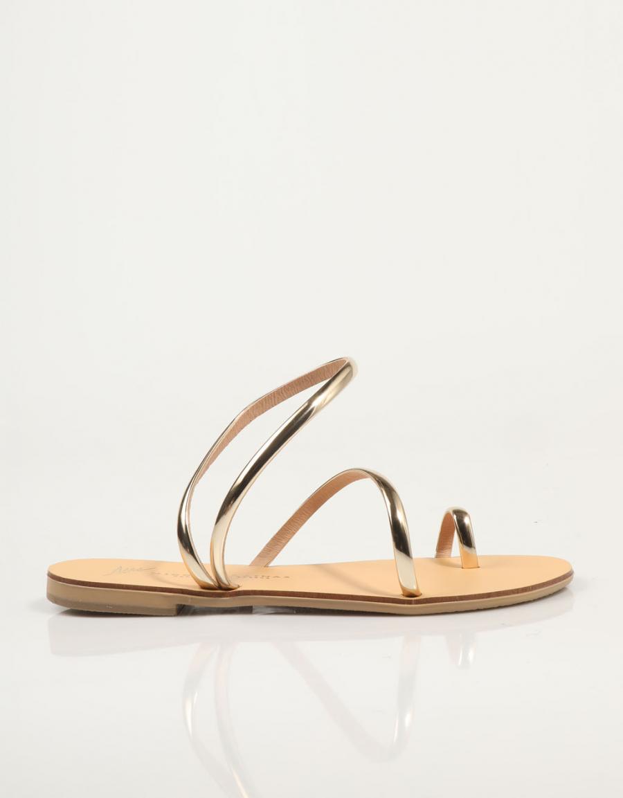 SANDALIAS NICOLAS LAINAS 963 T en color Platino
