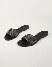 SANDALIAS NICOLAS LAINAS 4 TC en color Negro