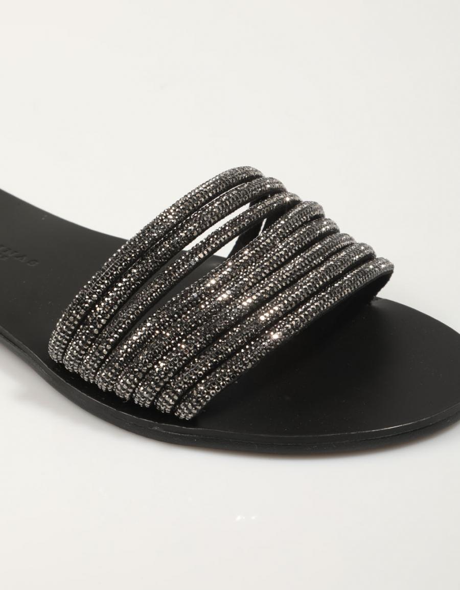 SANDALIAS NICOLAS LAINAS 4 TC en color Negro