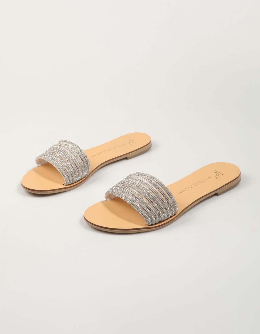 SANDALIAS NICOLAS LAINAS 4 TC en color Plata