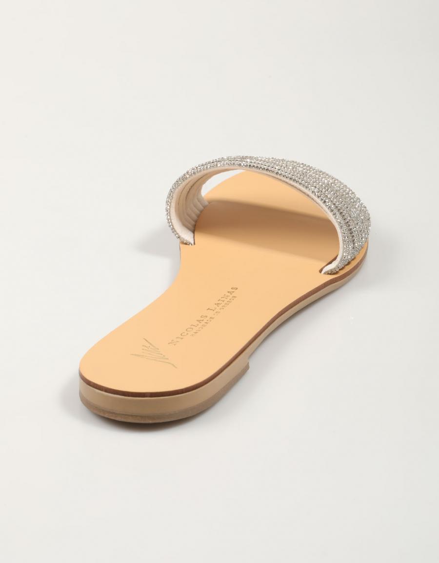 SANDALIAS NICOLAS LAINAS 4 TC en color Plata