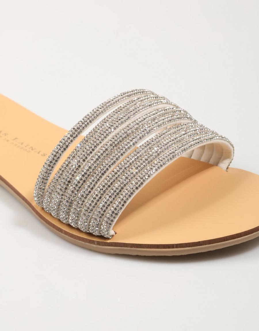 SANDALIAS NICOLAS LAINAS 4 TC en color Plata