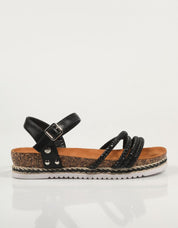 Isteria 24093 sandals in black