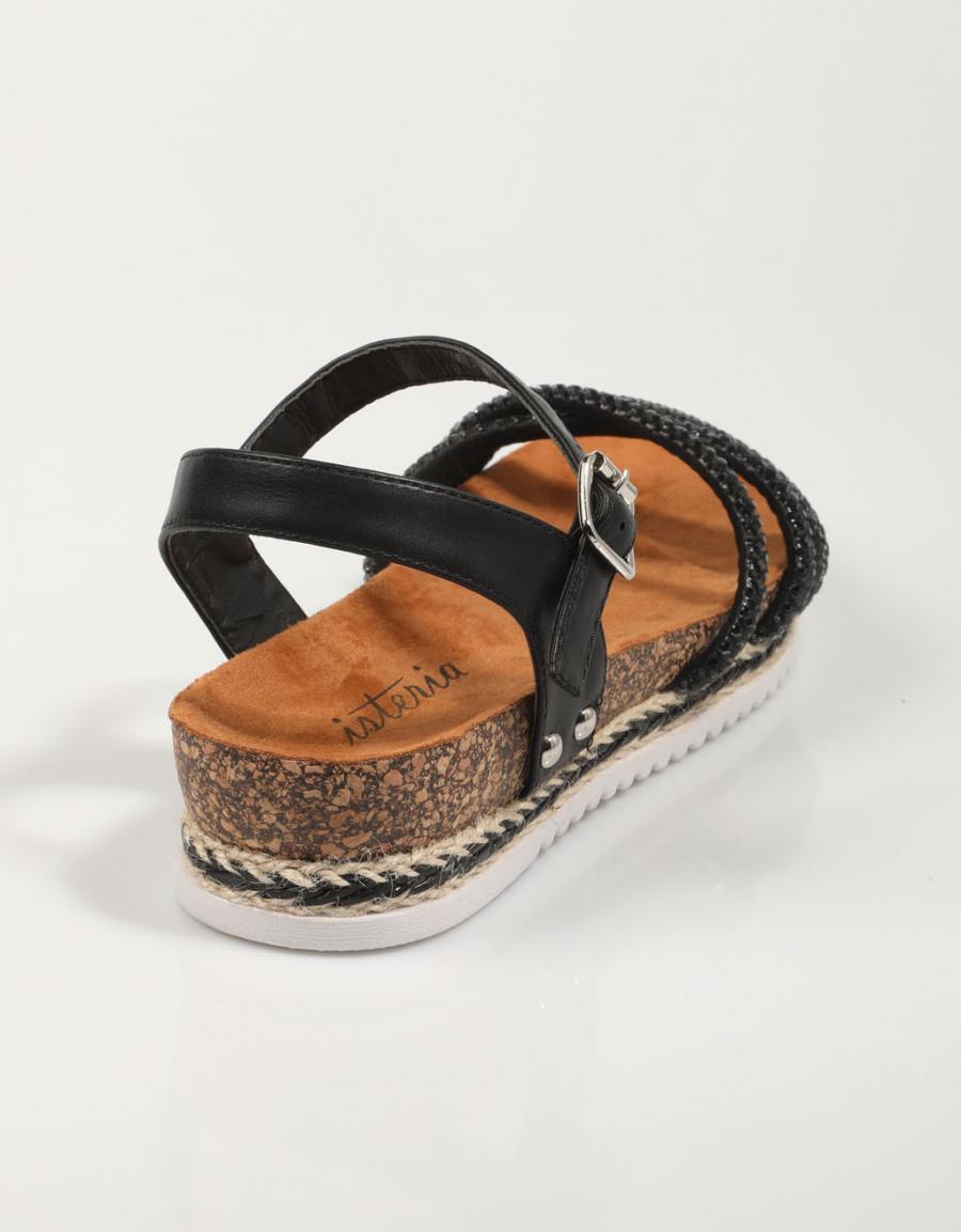 Isteria 24093 sandals in black