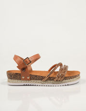 Isteria 24093 sandals in leather color