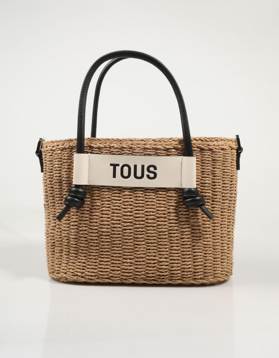 Bag TOUS Scubidou Capazo M in beige color