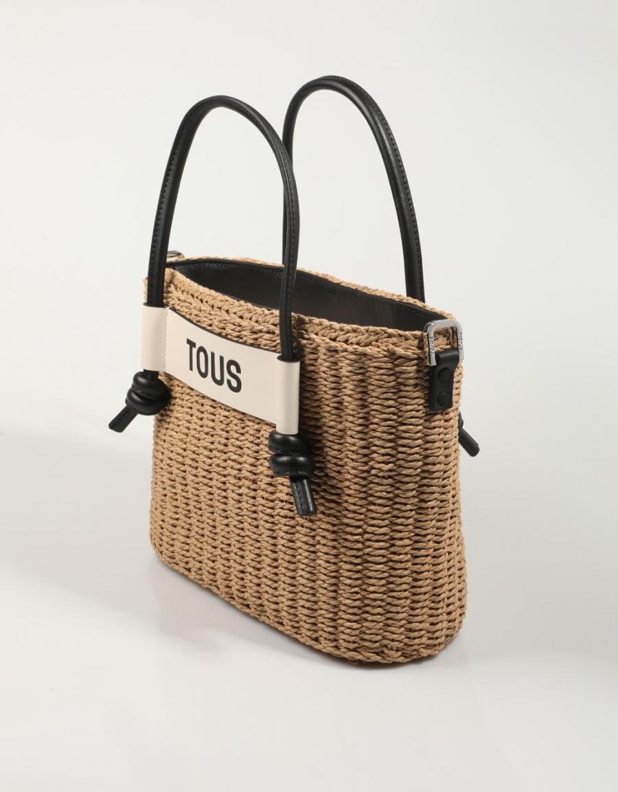 Bag TOUS Scubidou Capazo M in beige color