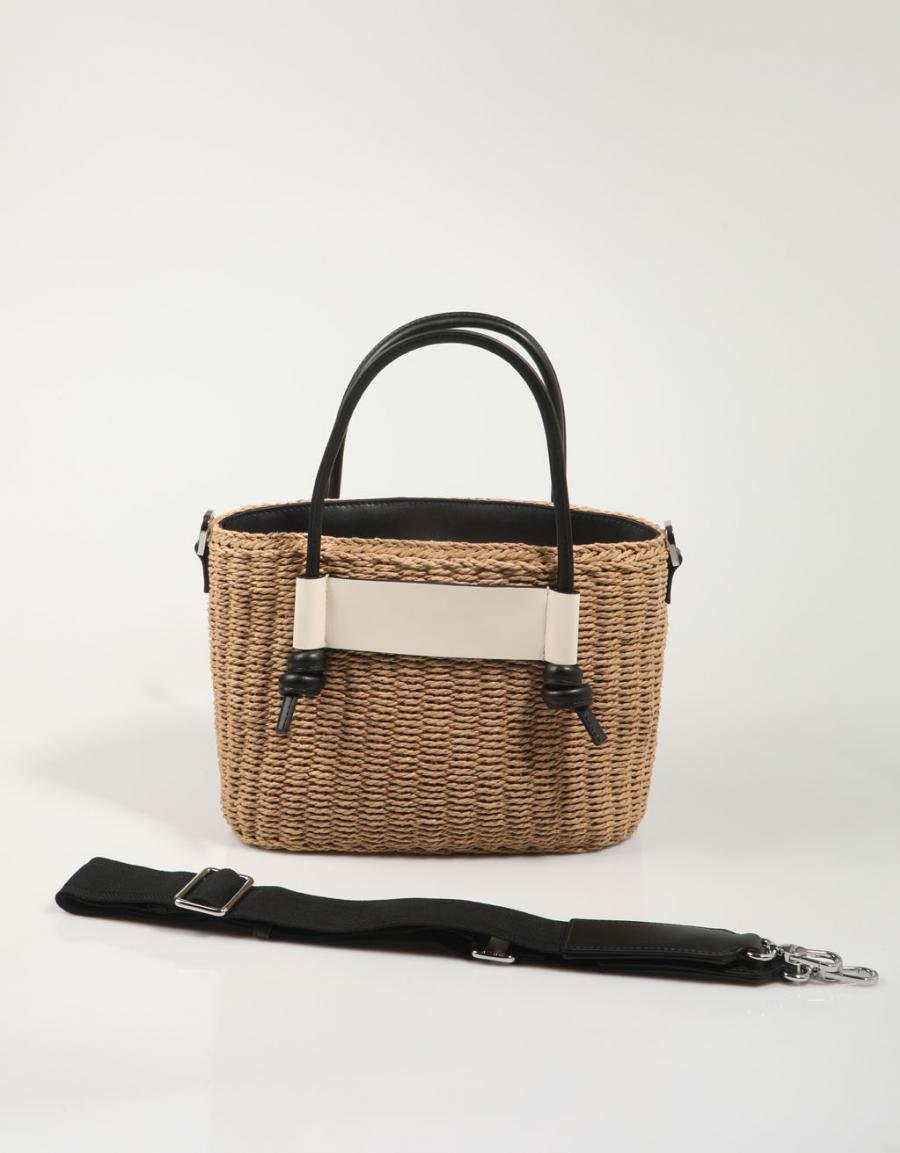 Bag TOUS Scubidou Capazo M in beige color