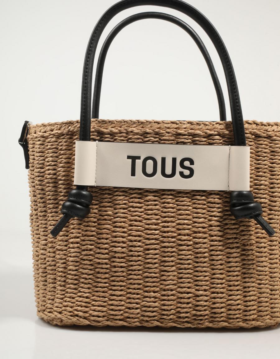 Bag TOUS Scubidou Capazo M in beige color
