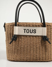 Bag TOUS Scubidou Capazo M in beige color