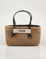 Bag TOUS Scubidou Capazo L in beige color
