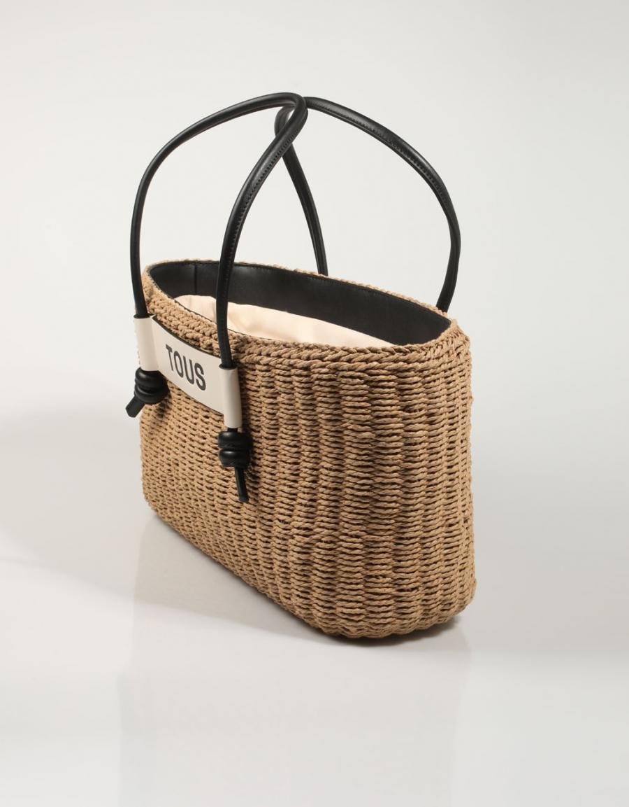 Bag TOUS Scubidou Capazo L in beige color