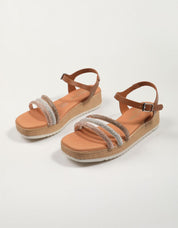 Sandals REBECCA HOPE 5434 in leather color