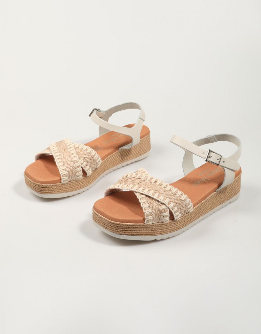 SANDALIAS REBECCA HOPE 5429 en color Beige