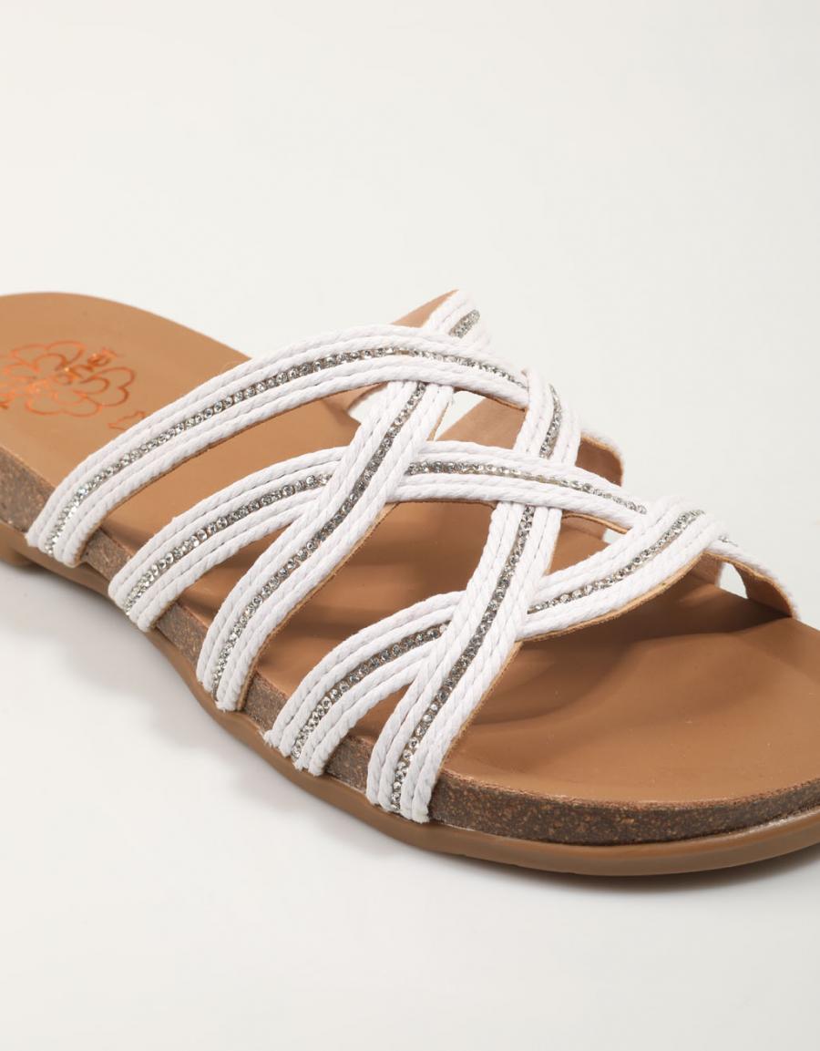 SANDALIAS PORRONET 3017 en color Blanco