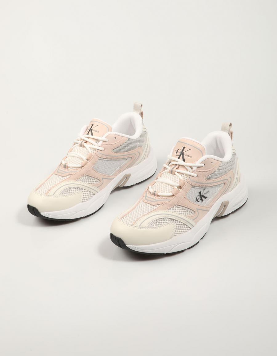 Calvin Klein Retro Tennis Su -meh Wn Sneakers in Beige