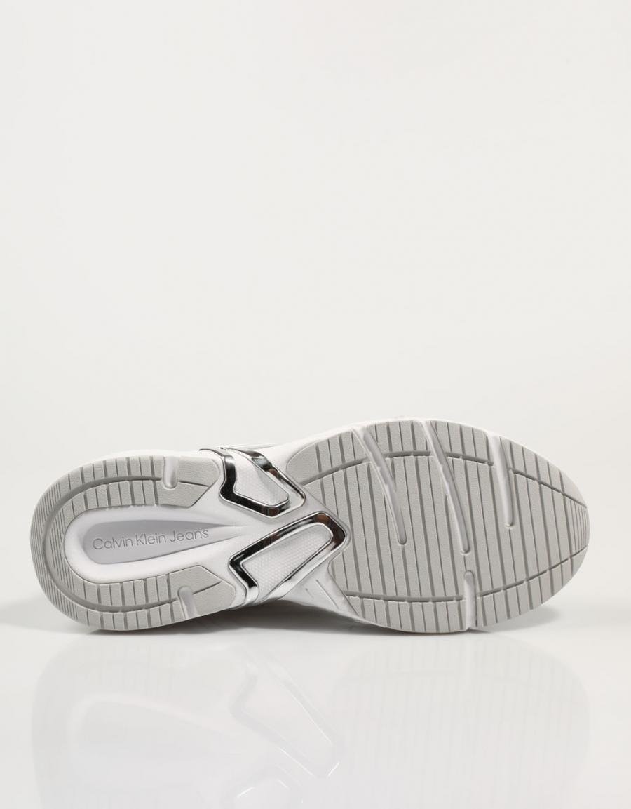 Calvin Klein Retro Tennis Low Lace ML ML Mtl in white