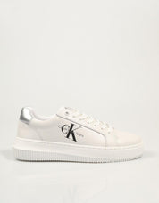 ZAPATILLAS CALVIN KLEIN BOLD PLATF LOW LACE LTH ML MTL en color Blanco