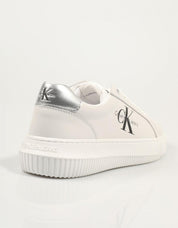 ZAPATILLAS CALVIN KLEIN BOLD PLATF LOW LACE LTH ML MTL en color Blanco