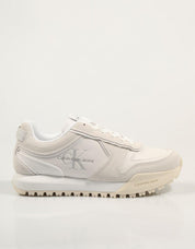 Calvin Klein Zahn Runner Irregulkar Linien mit Schuhen in Weiß