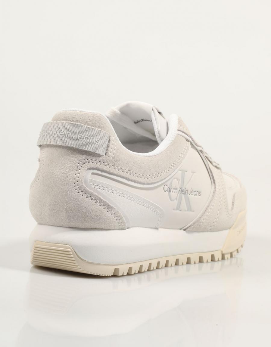 Calvin Klein Zahn Runner Irregulkar Linien mit Schuhen in Weiß
