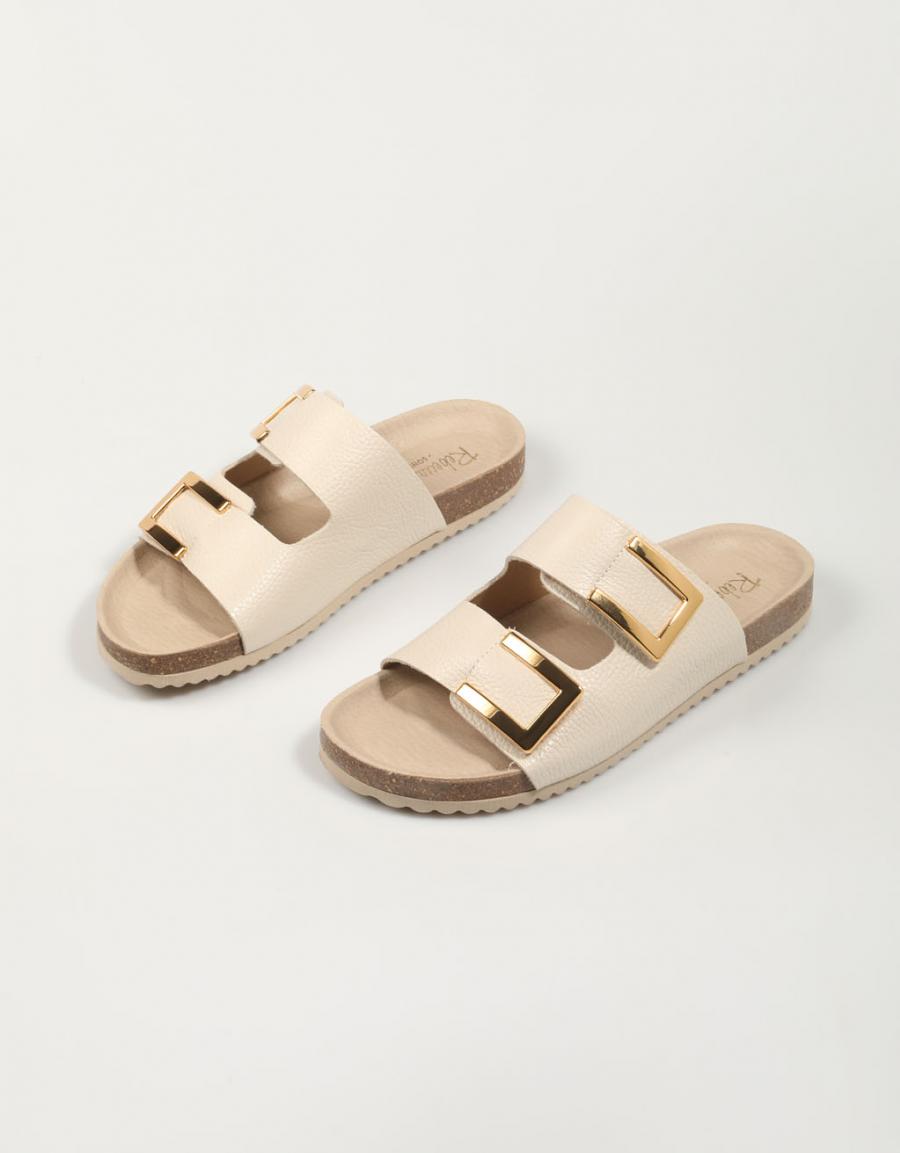 Sandalen REBECCA HOPE 3cmariola in Eisfarbe