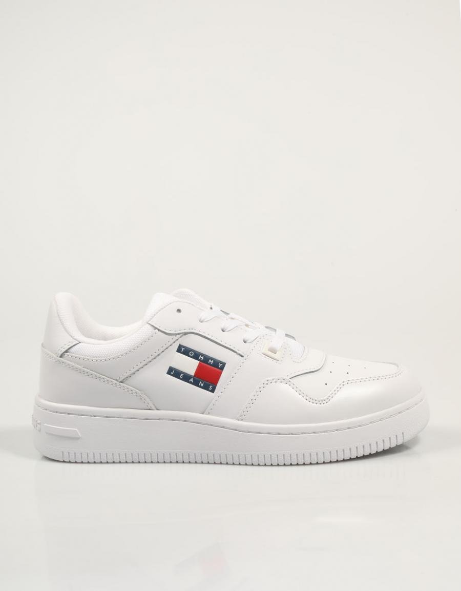 Tommy Hilfiger TJM Basket ESS in Sneaker bianche