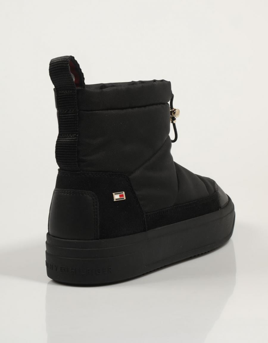 Botines Tommy Hilfiger Flag Nylon Mini Snowboot in Farbe Beige