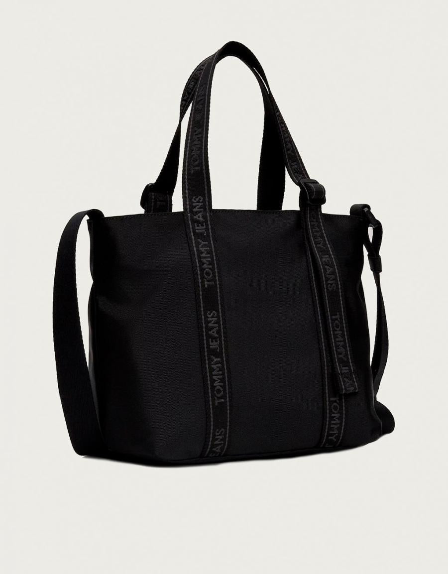 BOLSO TOMMY HILFIGER TJM ESS DAILY MINI TOTE en color Negro