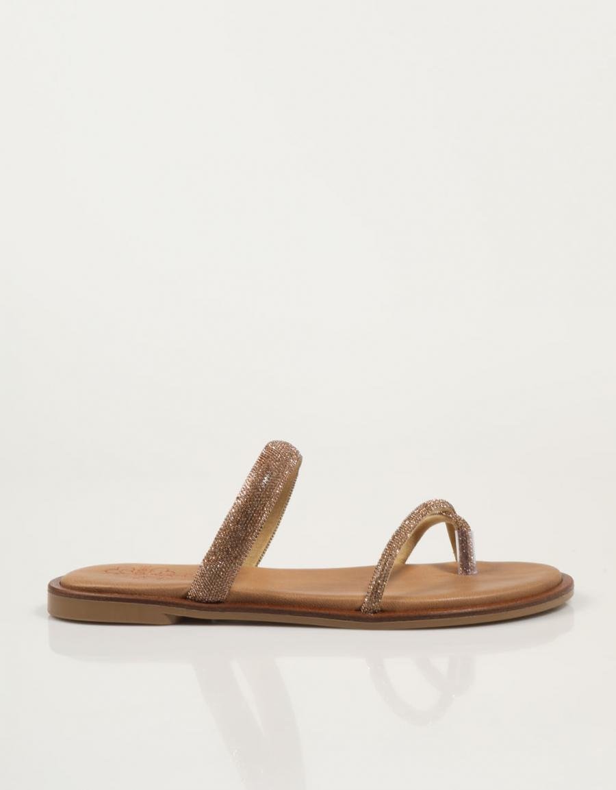 SANDALIAS PORRONET 3008 en color Platino
