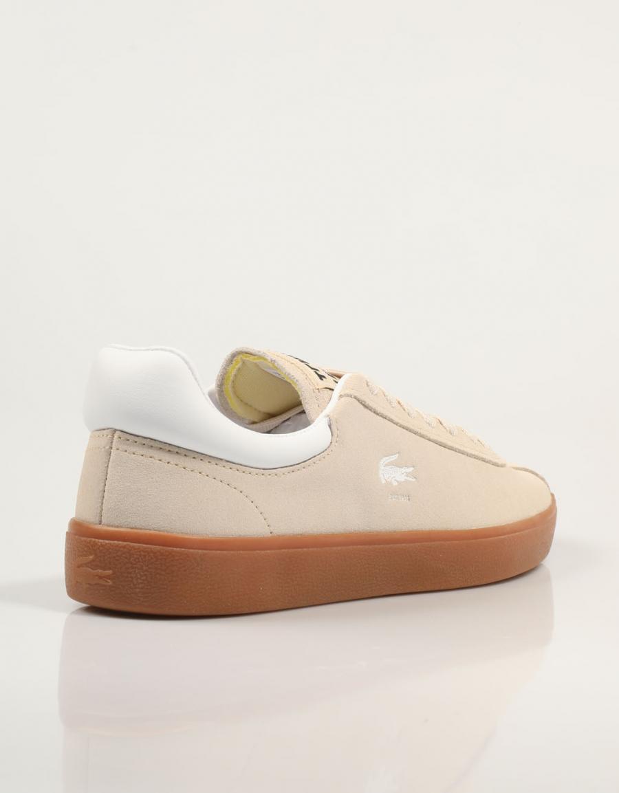 ZAPATILLAS LACOSTE BASESHOT en color Beige