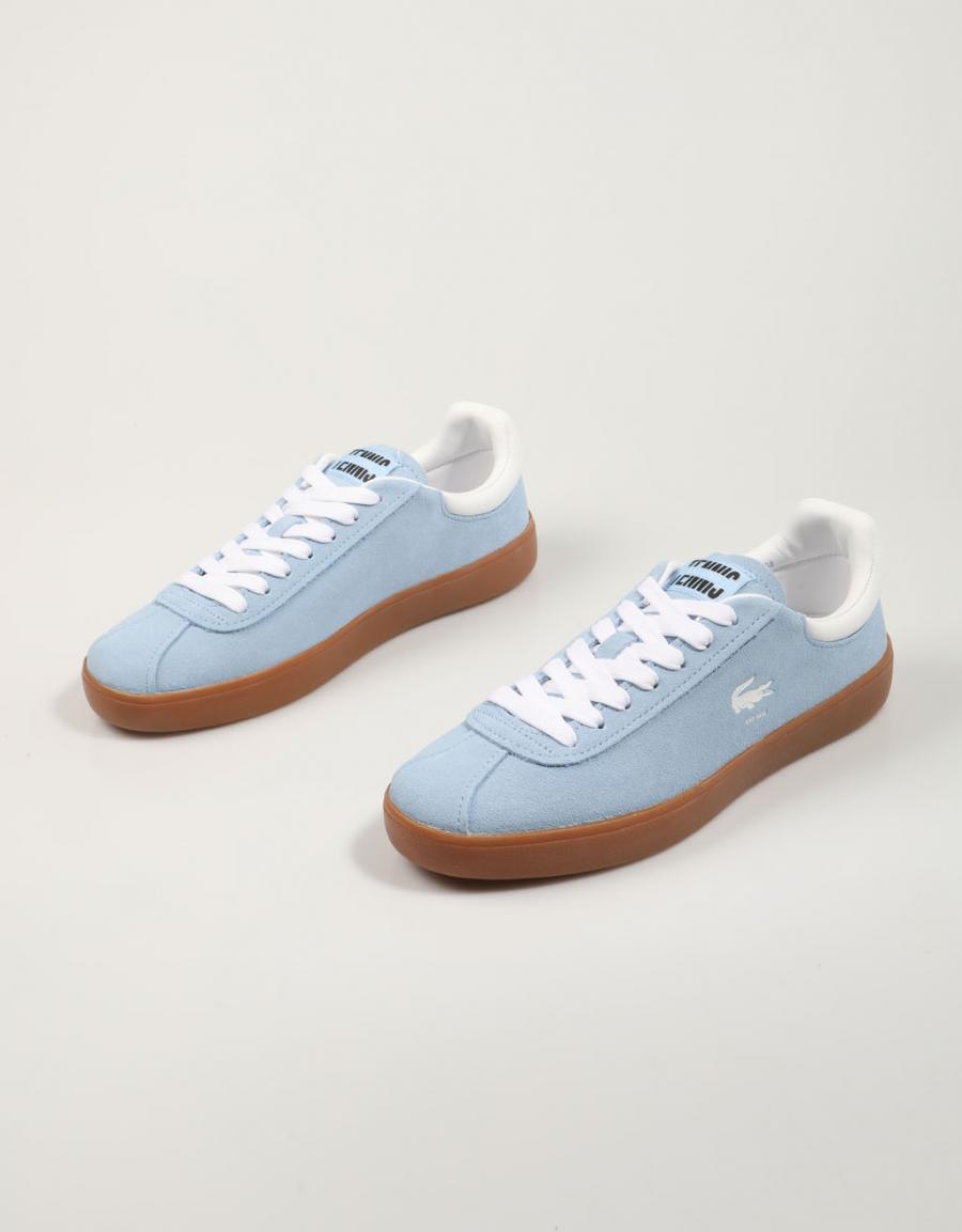 ZAPATILLAS LACOSTE BASESHOT en color Celeste