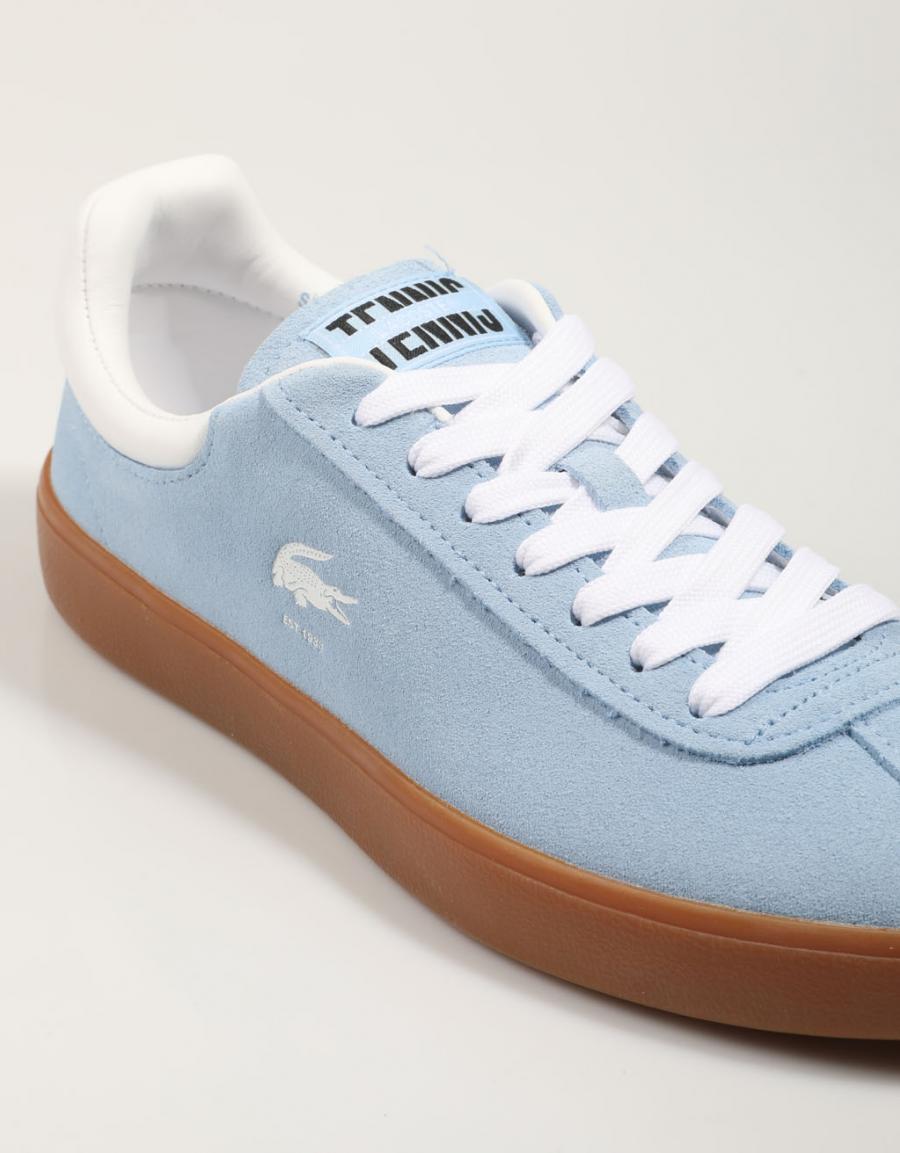 ZAPATILLAS LACOSTE BASESHOT en color Celeste