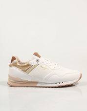 ZAPATILLAS PEPE JEANS LONDON SNAKE W PLS40024 en color Blanco