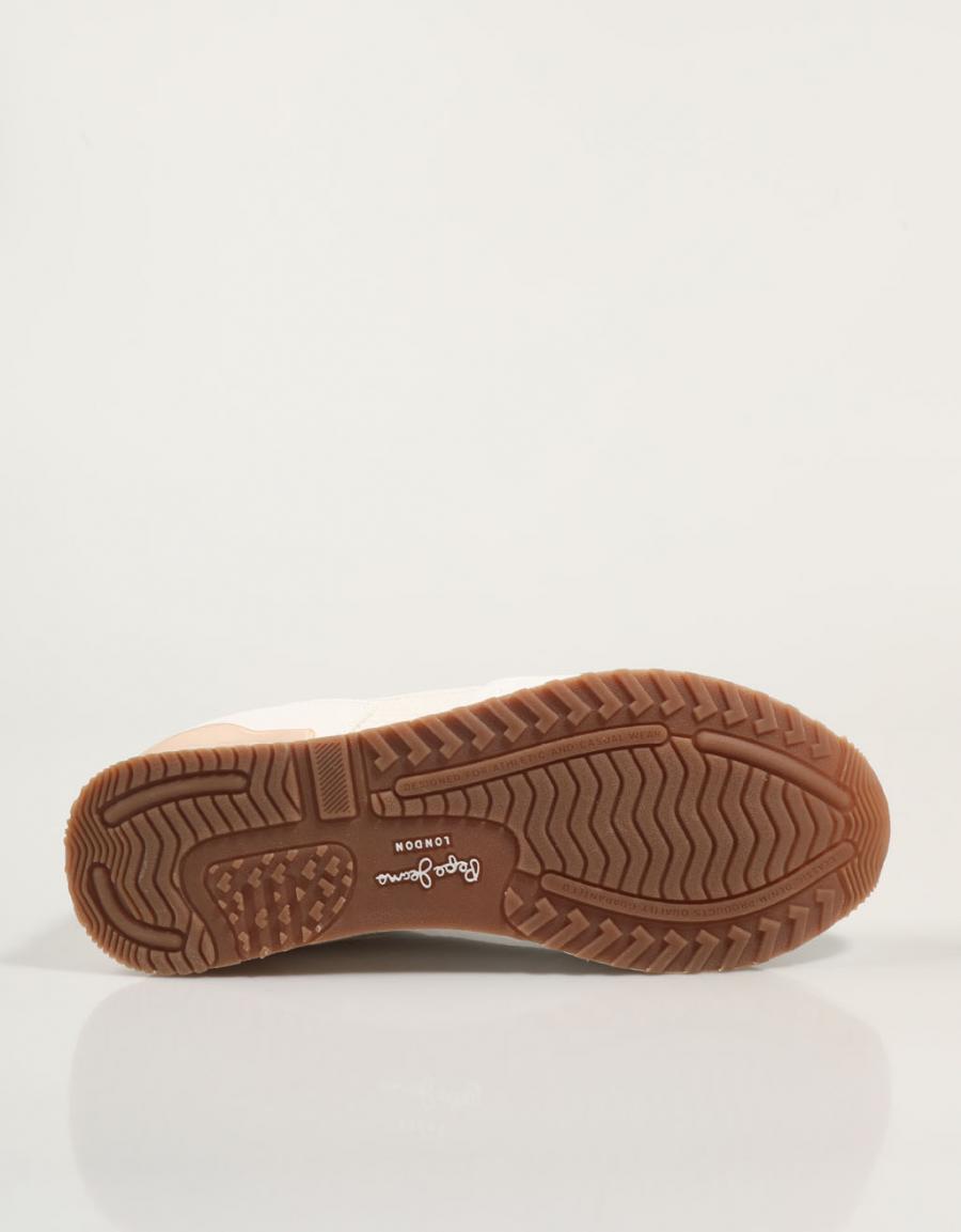 ZAPATILLAS PEPE JEANS LONDON SNAKE W PLS40024 en color Blanco