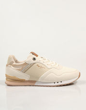 ZAPATILLAS PEPE JEANS LONDON SNAKE W PLS40024 en color Beige